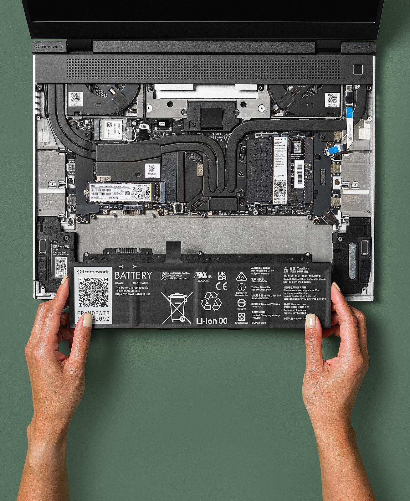 Framework Laptop 16 Battery - 85Wh