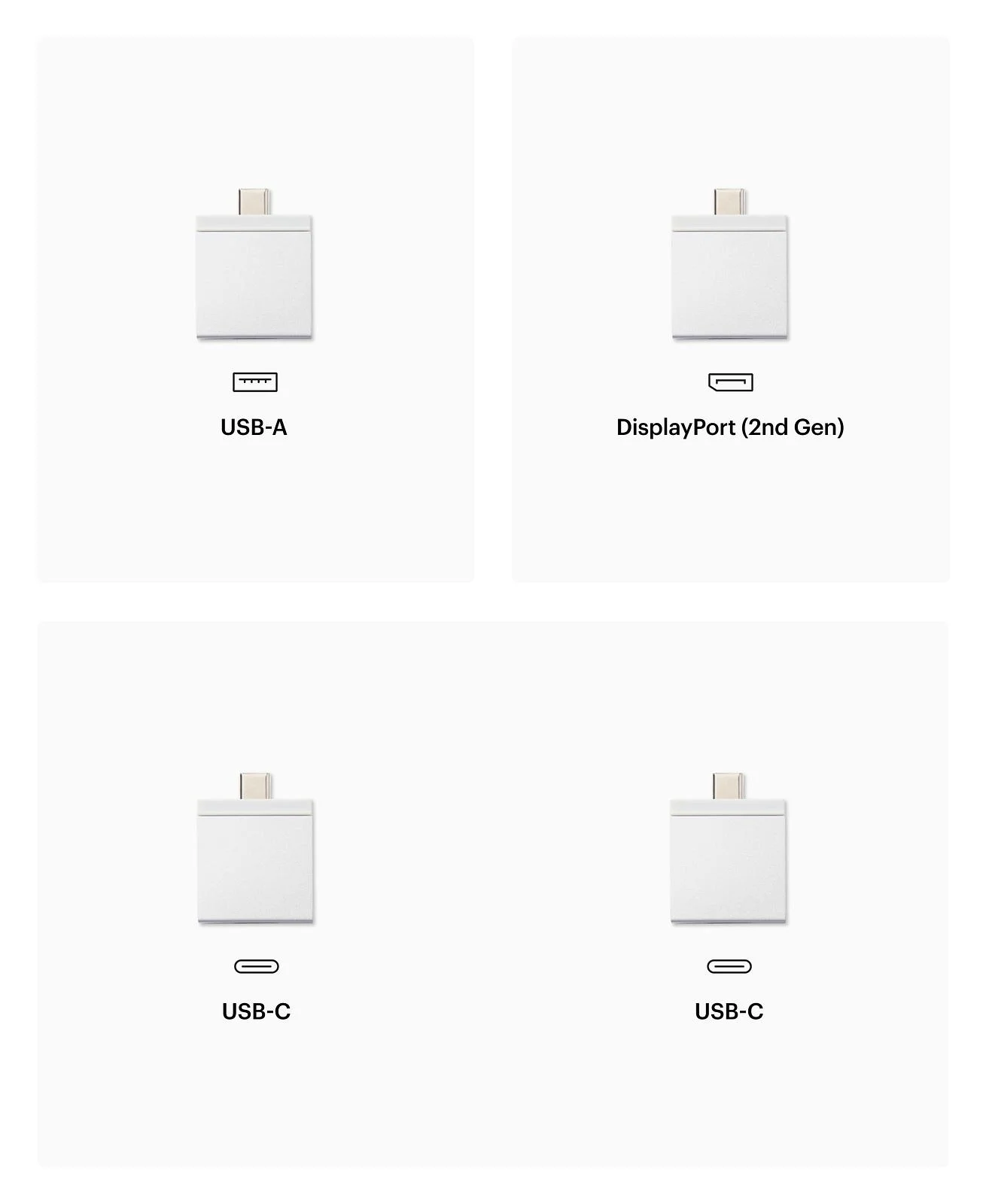 Refurbished Expansion Card Pack (2 USB-C, 1 USB-A, 1 DisplayPort (2nd Gen))